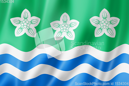 Image of Cumberland County flag, UK