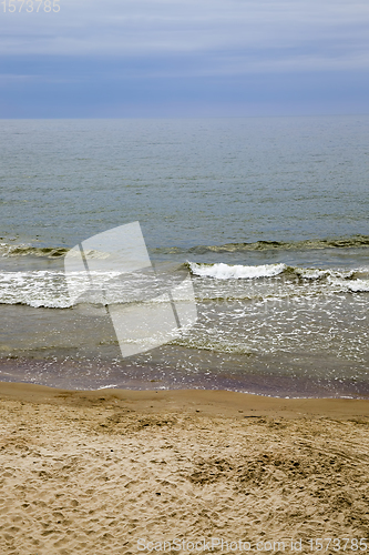 Image of small waves on the Baltic sea