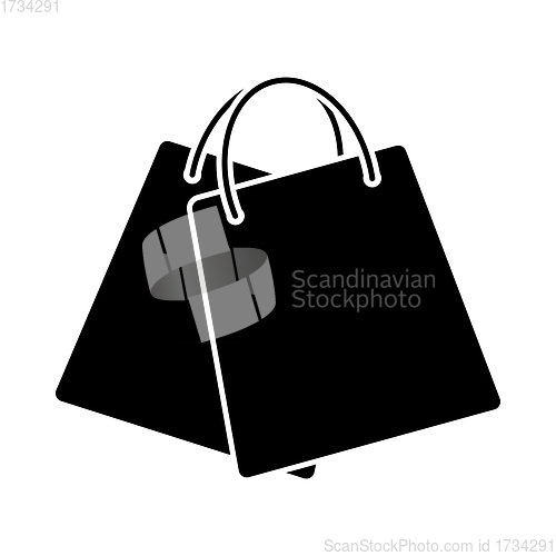 Image of Two Shopping Bags Icon