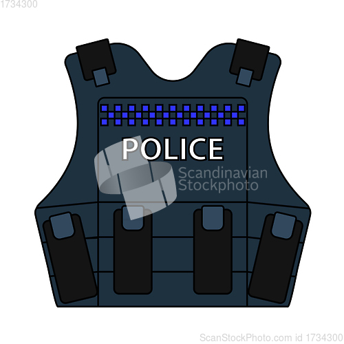 Image of Police Vest Icon