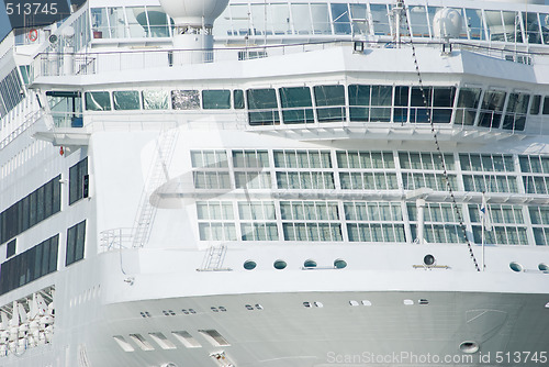 Image of Detail of cruise ship