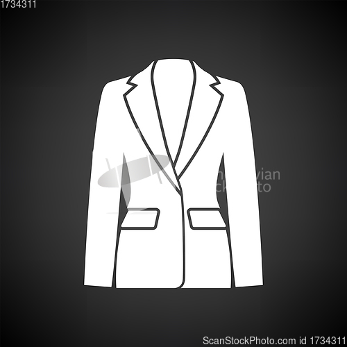 Image of Business Woman Suit Icon