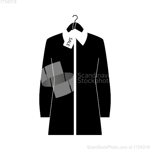 Image of Blouse On Hanger With Sale Tag Icon