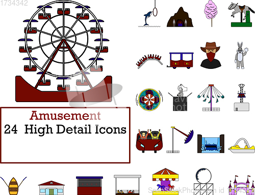 Image of Amusement Icon Set