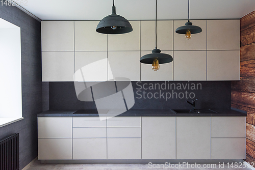 Image of modern kitchen interior