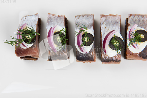 Image of Sliced salted herring