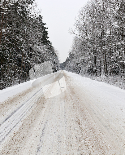 Image of winter road