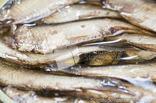 Image of smoked fish inside