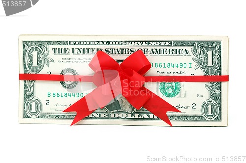 Image of one dollar present