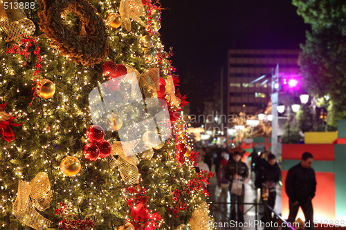 Image of athens xmas tree