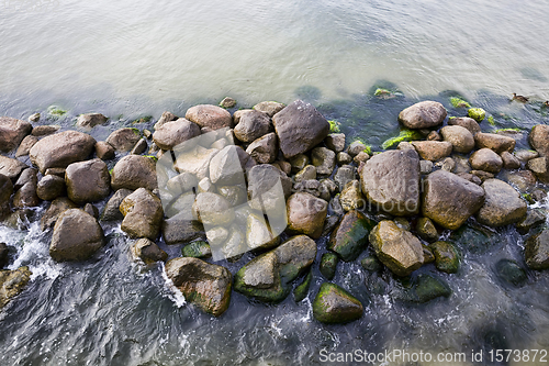 Image of sandy beach sea