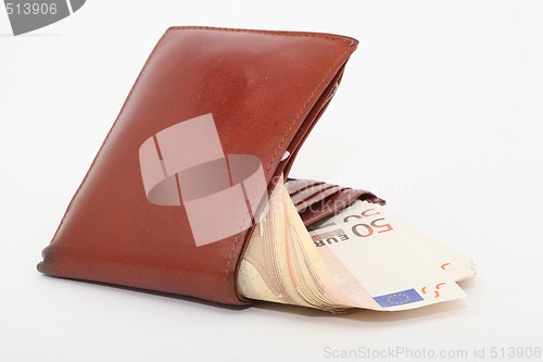 Image of wallet and fifty