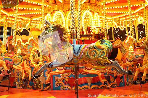 Image of carousel horse