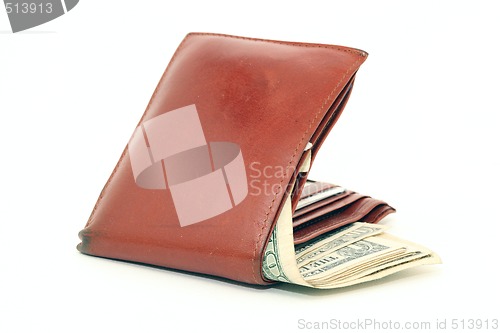 Image of wallet and dollars