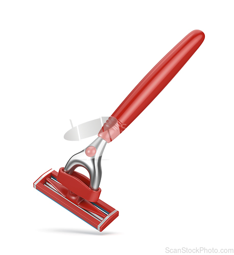 Image of Red razor