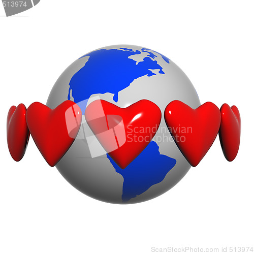 Image of Hearts near the earth