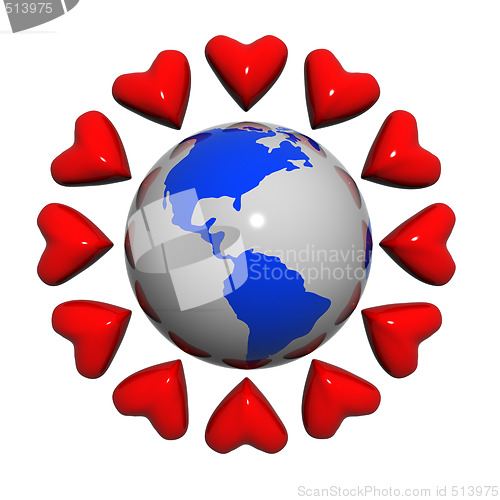 Image of Hearts near the earth