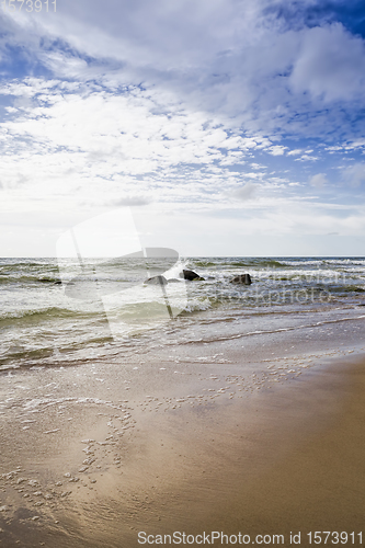 Image of salt water in the sea