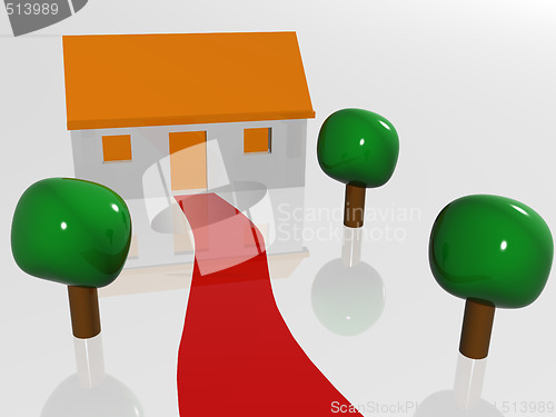 Image of Walk to house