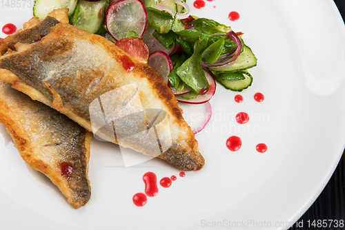 Image of Fillet of zander with vegetables