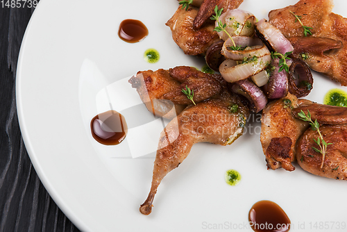 Image of Baked quails with vegetable