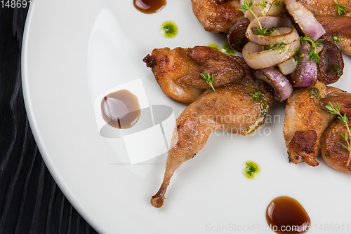 Image of Roasted quails with vegetable