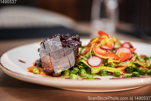 Image of Roasted beef with berries sauce