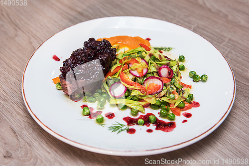 Image of Roasted beef with berries sauce