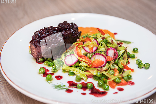 Image of Roasted beef with berries sauce