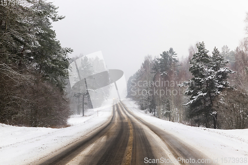 Image of winter road