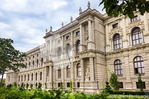 Image of Museum with park in Vienna, Austria