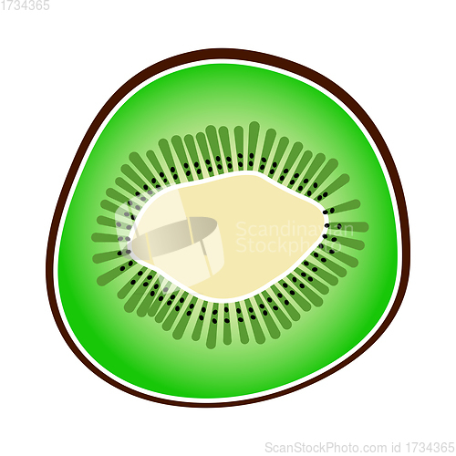 Image of Icon Of Kiwi In Ui Colors