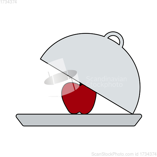 Image of Icon Of Apple Inside Cloche