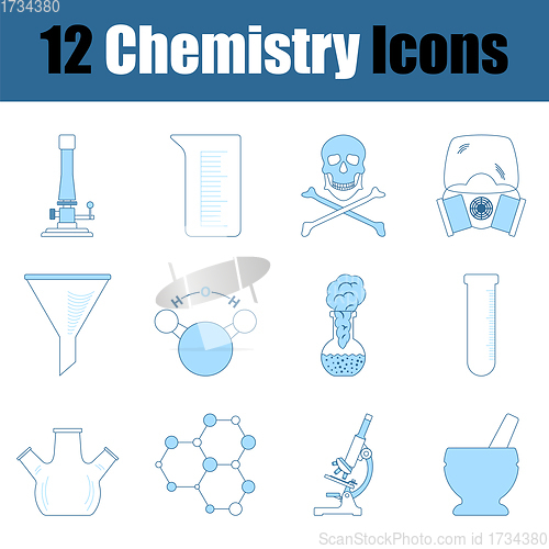 Image of Chemistry Icon Set