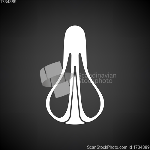 Image of Bike Seat Icon Top View