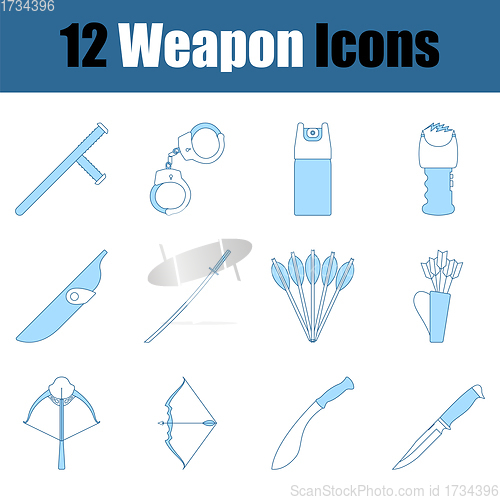 Image of Weapon Icon Set