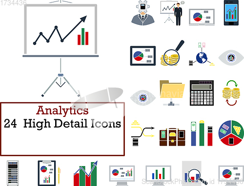 Image of Analytics Icon Set