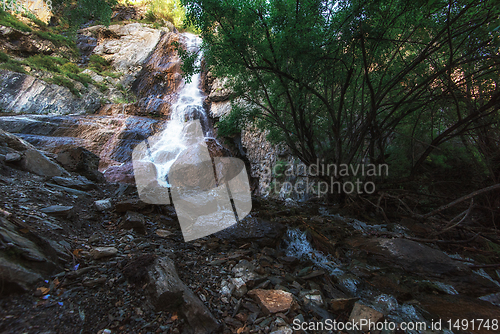 Image of Waterfall in Altai Mountains