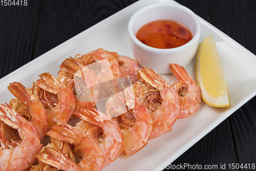 Image of Fried tasty shrimps