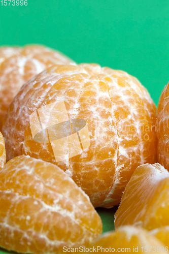 Image of peeled delicious orange