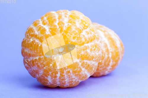 Image of peeled delicious orange