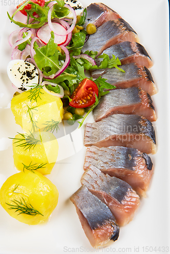 Image of Sliced salted herring