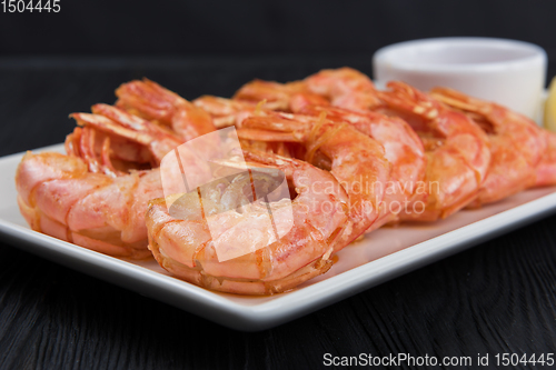 Image of Fried tasty shrimps