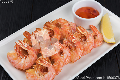 Image of Fried tasty shrimps