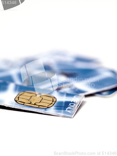 Image of Credit card in pieces