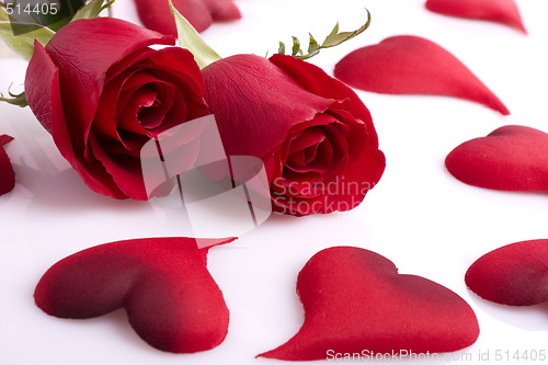 Image of Roses & hearts