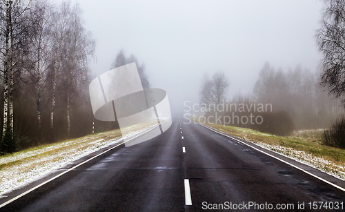 Image of tracks from the tread of a car