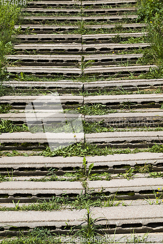 Image of homemade stairs