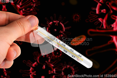 Image of Concept of corona virus.