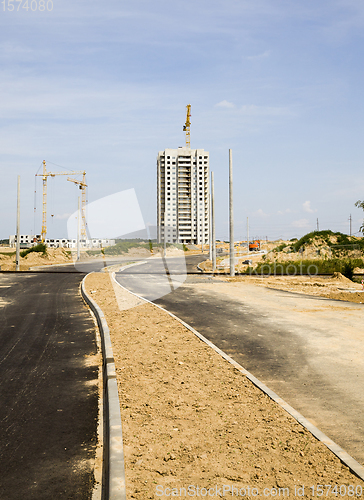 Image of site of construction